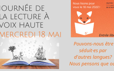 Journée de la lecture à voix haute