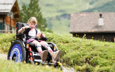 Fauteuils électriques tout-terrain à louer · La Tzoumaz et Bellwald