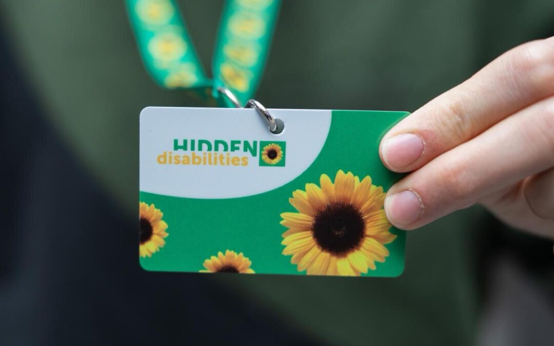 Sonnenblumen-Band · Diskrete Unterstützung für unsichtbare Behinderungen